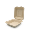 Pâte de canne à sucre biodégradable (P-SH08) 8' avec compartiment unique