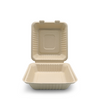 Pâte de canne à sucre biodégradable (P-SH08) 8' avec compartiment unique