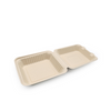 Pâte de canne à sucre biodégradable (P-SH08) 8' avec compartiment unique